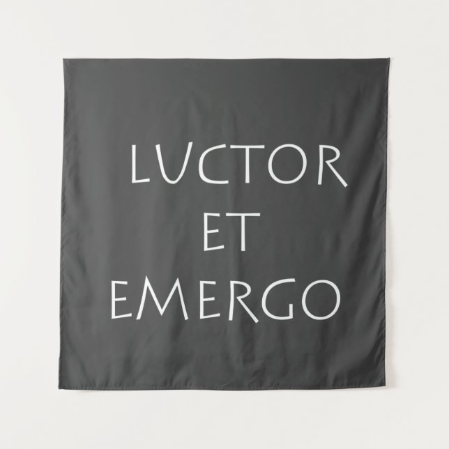 Tenture Luctor et emergo (Devant)