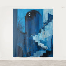 Lune Night Party Arrière-plan, Côté gauche,