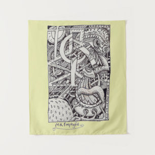 Tenture M. Emptyful, Dessin D'Encre