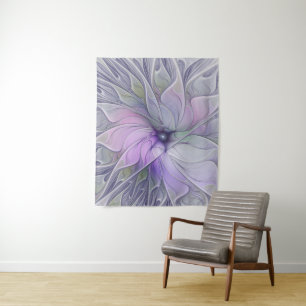 Tenture Magnifique beauté moderne abstraite fleur d'art fr