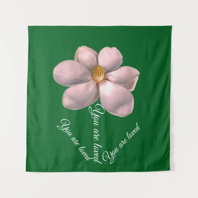 Tenture Magnolia. Vous êtes aimé (Devant)