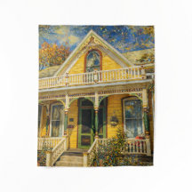 Maison Victorienne Jaune Fantastique