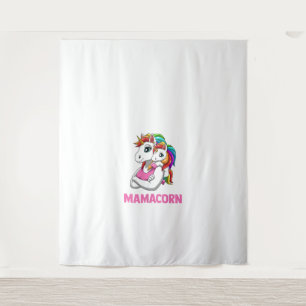 Tenture Mamacorn Femme - Mère Fille Unicorne Réservoir À