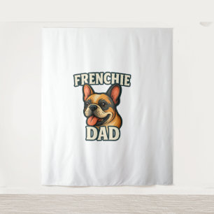 Tenture Maman Frenchie Portrait de Bouledogue Français Ado