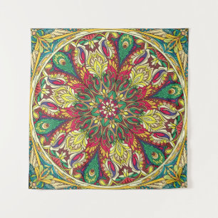 Tenture Mandala Bandana : Conception Vintage Sans Couche.