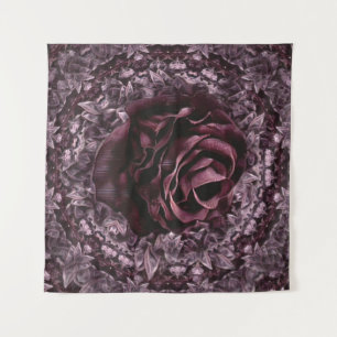 Tenture Mandala de rose 