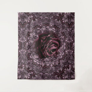 Tenture Mandala de rose 