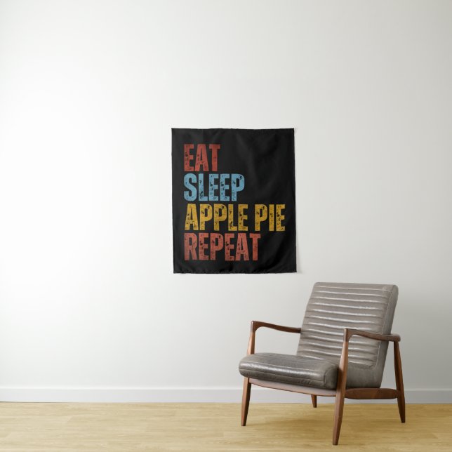 TENTURE MANGER DORMIR TARTE AUX POMMES RÉPÉTER (En situation)