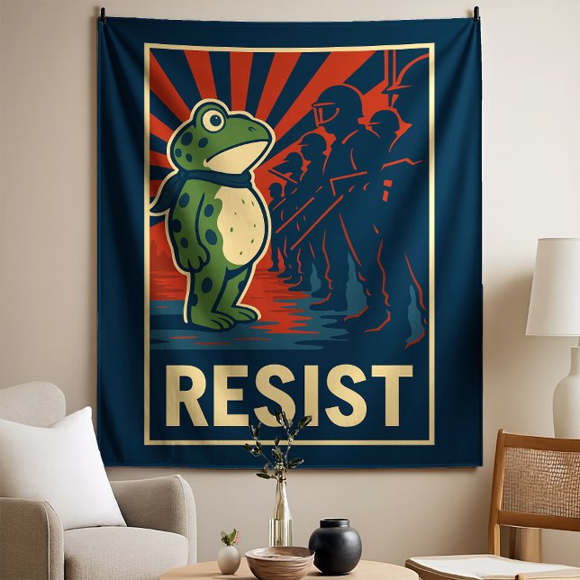 Tenture Manifestation de la Grenouille de Portland (Créateur téléchargé)