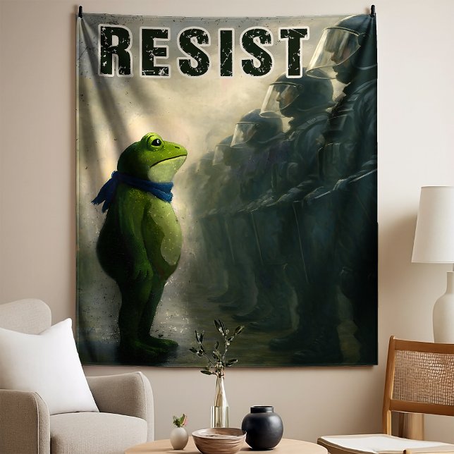 Tenture Manifestation de la Grenouille de Portland (Créateur téléchargé)