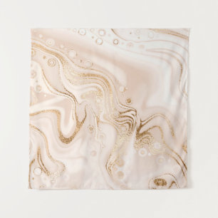 Tenture Marbre liquide beige avec éclaboussure de parties