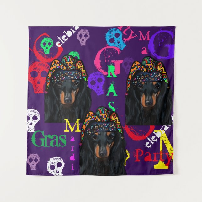 Tenture Mardi Gras (Devant)