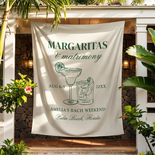 Tenture Margaritas et mariage Week-end enterrement de vie  (Créateur téléchargé)