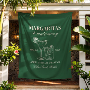 Tenture Margaritas et Matrimony Week-end Enterrement de Vi