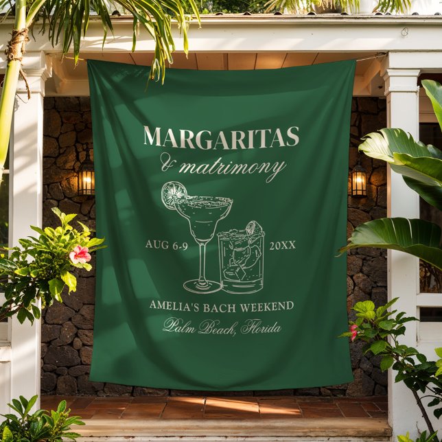 Tenture Margaritas et Matrimony Week-end Enterrement de Vi (Créateur téléchargé)