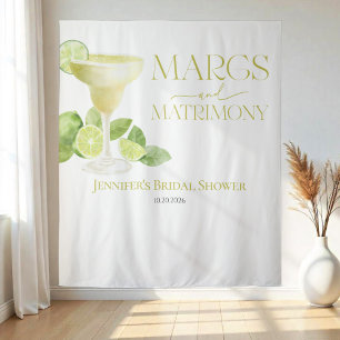 Tenture Marges et mariage   Boutons arrière Fête des marié