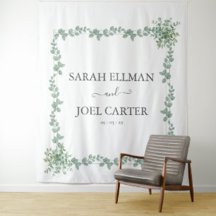 Tenture Mariage au Eucalyptus