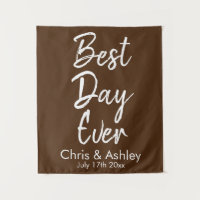 Mariage Brown personnalisé - Carte de base Best Da