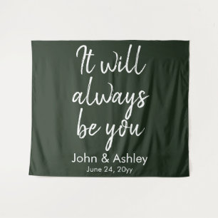 Tenture Mariage campagnard arrière-plan Réception Chasseur