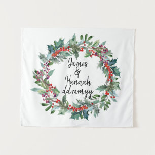 Tenture Mariage de vacances Contexte Cérémonie de Noël Pro