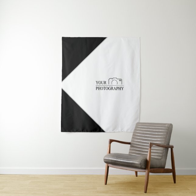 Tenture Mariage élégant Ajouter une photographie personnal (En situation)