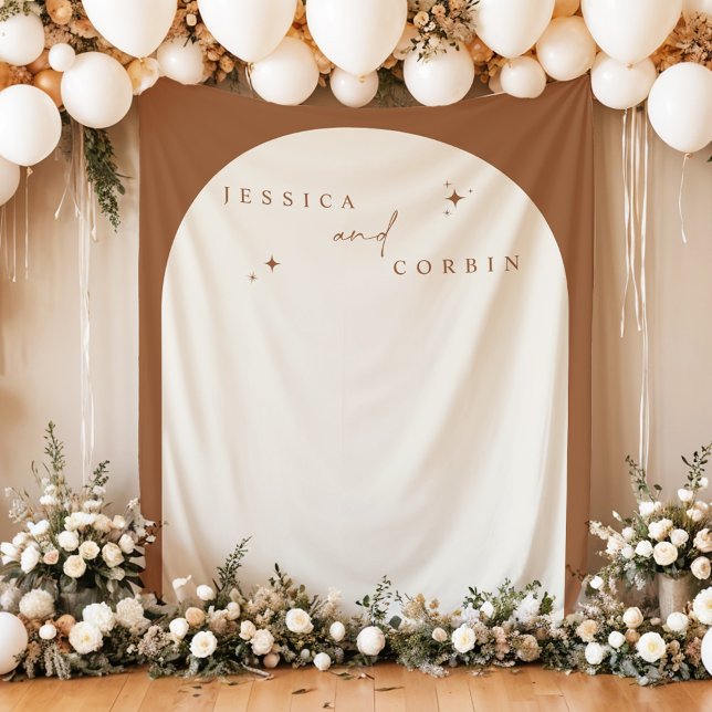 Tenture Mariage étoile céleste GALA Boho Terracotta Arch (Créateur téléchargé)