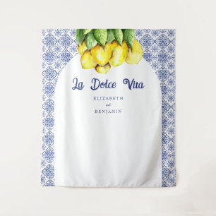 Tenture Mariage Méditerranéen au Citron Italien La Dolce V