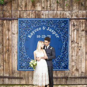 Tenture Mariage occidental Bandana photo fond