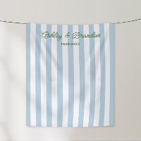 Mariage Personnalisé Cabane Bleue Rayée