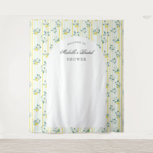 Tenture Mariage Shabby Chic Vintage Floral Fête de Mariée