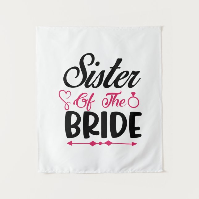 Tenture Mariage Sœur De La Mariée (Devant)