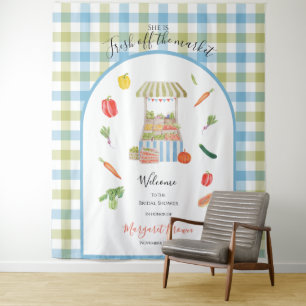 Tenture Mariage vintage en vitrine - Bienvenue à la fête p