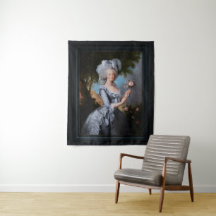 Tenture Marie Antoinette Avec Un Rose