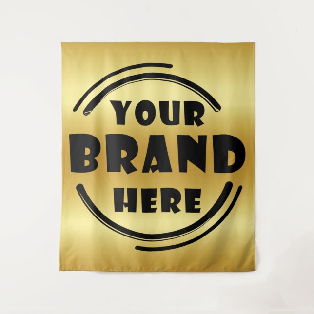Tenture Marque d'entreprise personnalisée (Devant)