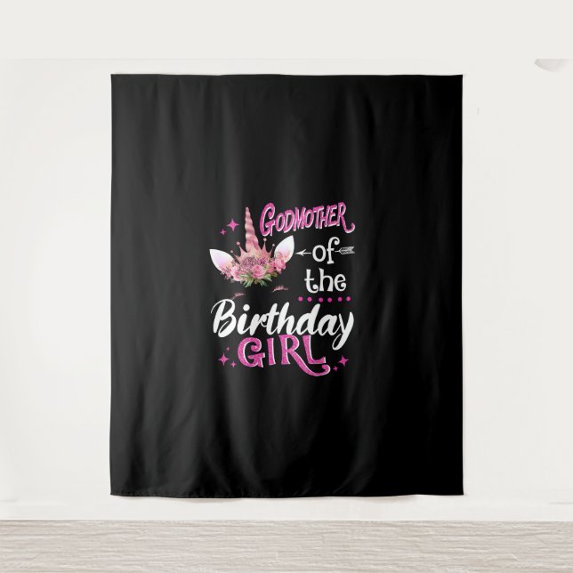 Tenture Marraine de la fille qui fête son anniversaire Lic (Devant)