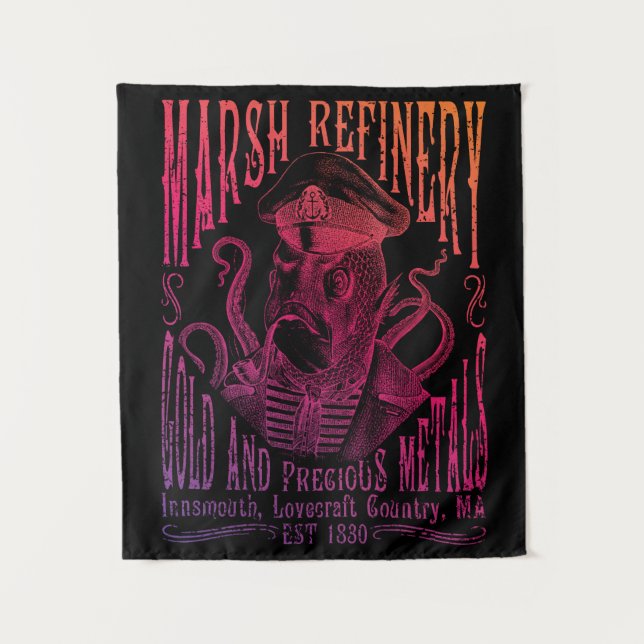 Tenture Marsh Refining Company Innsmouth Lovecraft (Devant)