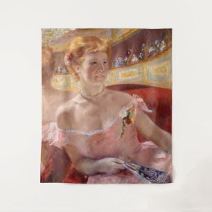 Tenture Mary Cassatt - Femme avec collier de perle dans un