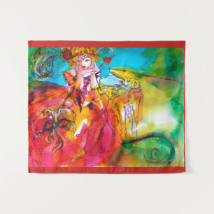 Tenture Masques de carnaval vénitien MIRANDOLINA