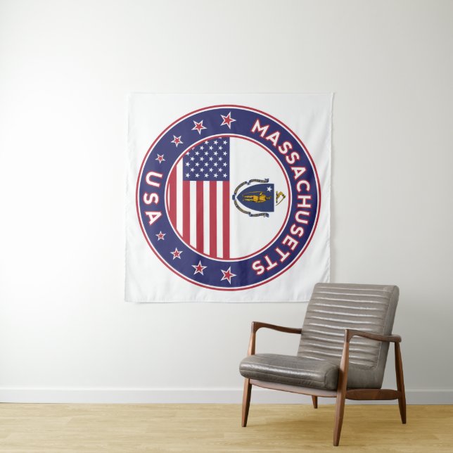 Tenture Massachusetts (En situation (horizontale))