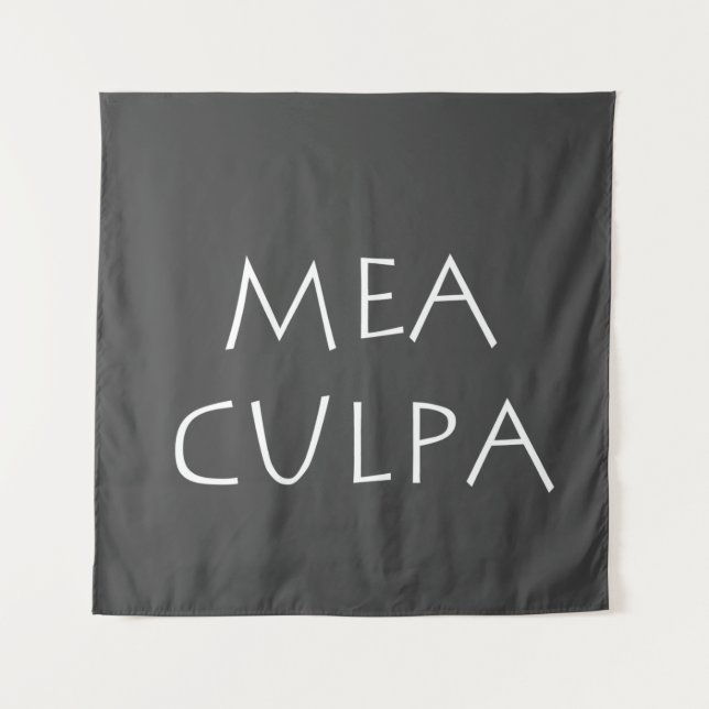 Tenture Mea culpa (Devant)
