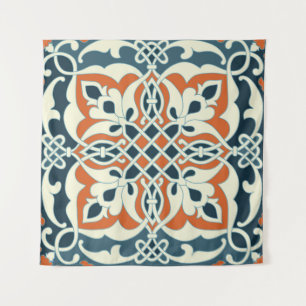 Tenture Médaillon vintage : Motif coloré sans couture