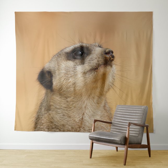 Tenture Meerkat 001 par JAMFoto (En situation (horizontale))