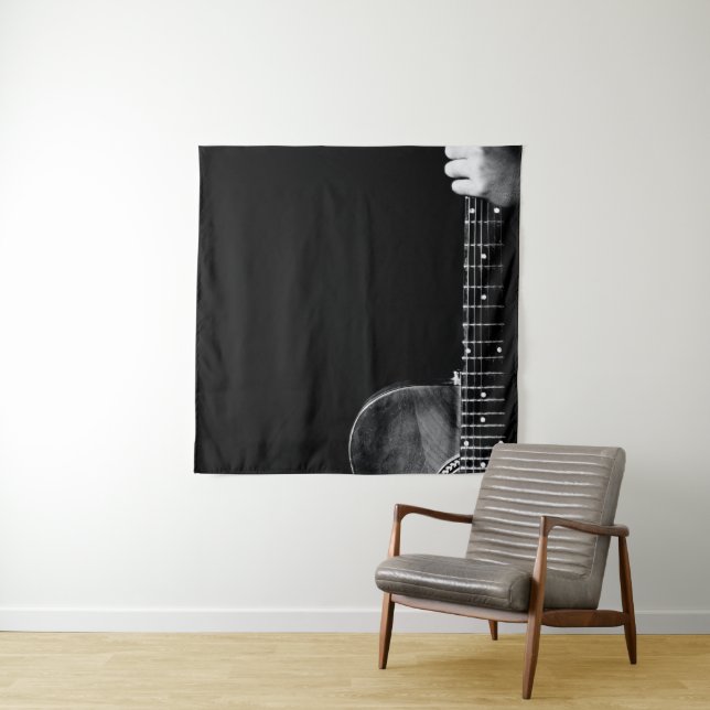 Tenture Meilleur cadeau pour guitariste (En situation)