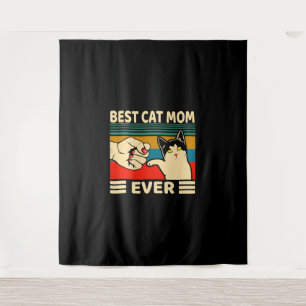 Tenture Meilleur Chat Maman Jamais Femmes Vintage Bump Fit