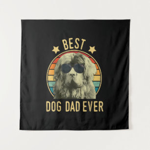 Tenture Meilleur Chien Papa Jamais Fars Day Terre-Neuve