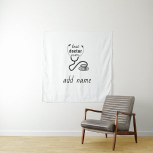 Tenture Meilleur Médecin Personnalisé Merci Médecin