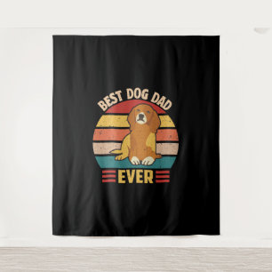 Tenture Meilleur papa pour chien de tous les temps