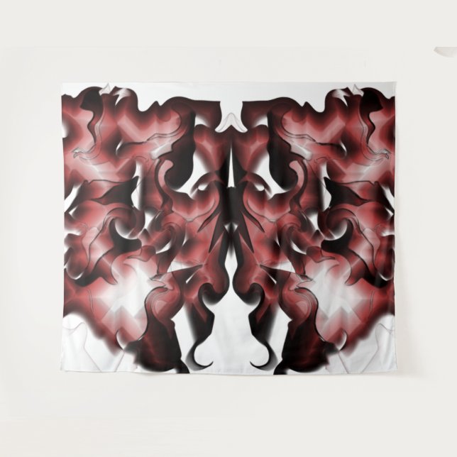 Tenture Mélange de brouillard brunâtre et mal sculpté (Devant (Horizontal))