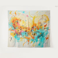 Mélodie des couleurs et notes musicales