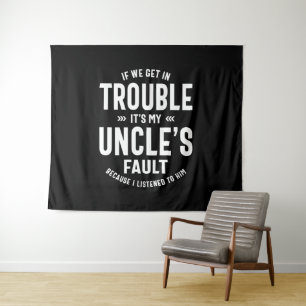 Tenture Mens C'est le cadeau de mon oncle pour le père